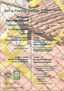 Art a l'espai public projecte safareig 8 i 9 de juny