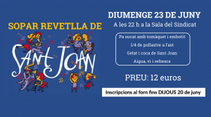 cartell sopar de sant joan 2019 horitzontal