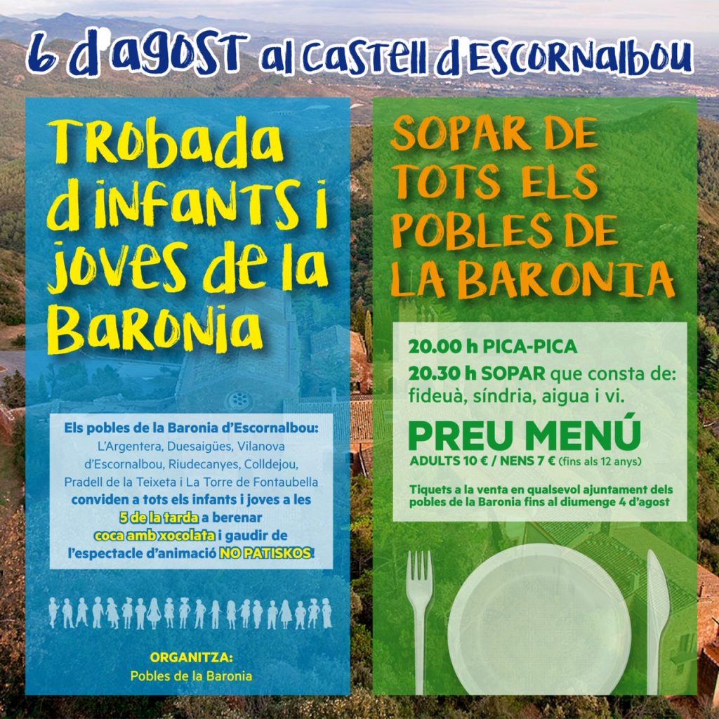 Cartell trobada joves Baronia