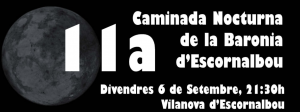 banner caminada nocturna baronia escornalbou
