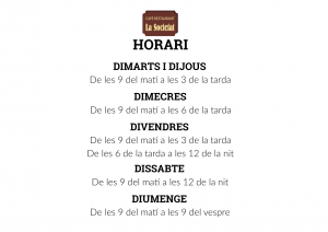 Horari definitiu 2